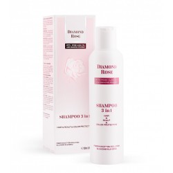 Champú 3 en 1 para cuidados intensivos para cabello, cuero cabelludo y color -  Diamond Rose 200 ml