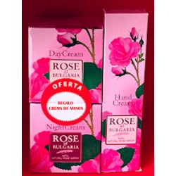 Promo Cremas Día y Noche Rosa de Bulgaria - Regalo crema de manos