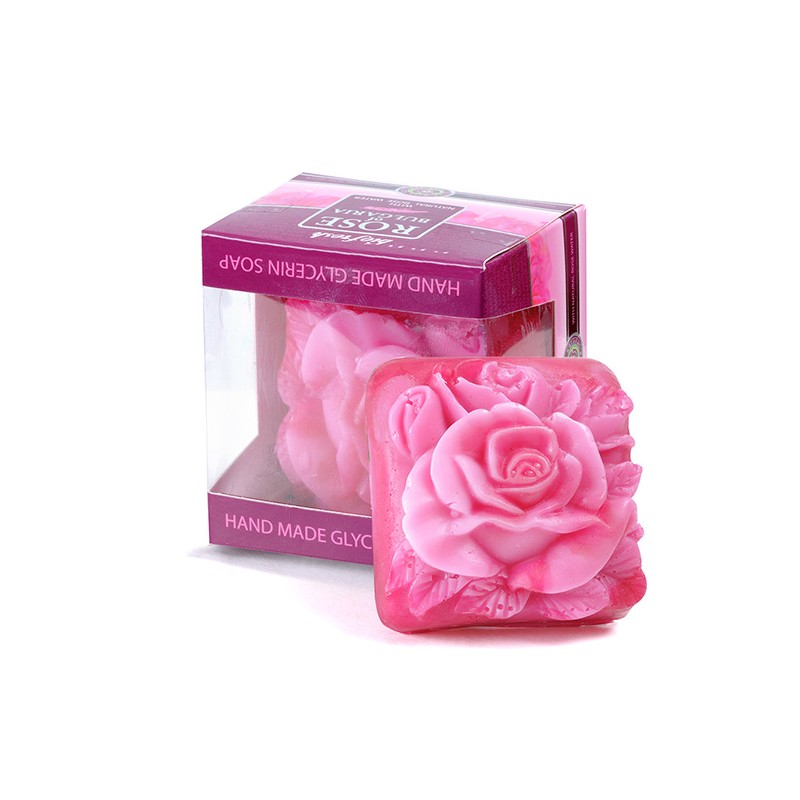 Jabón Glicerina Rosa Square 3 Colores 70 g-SPA ROSE