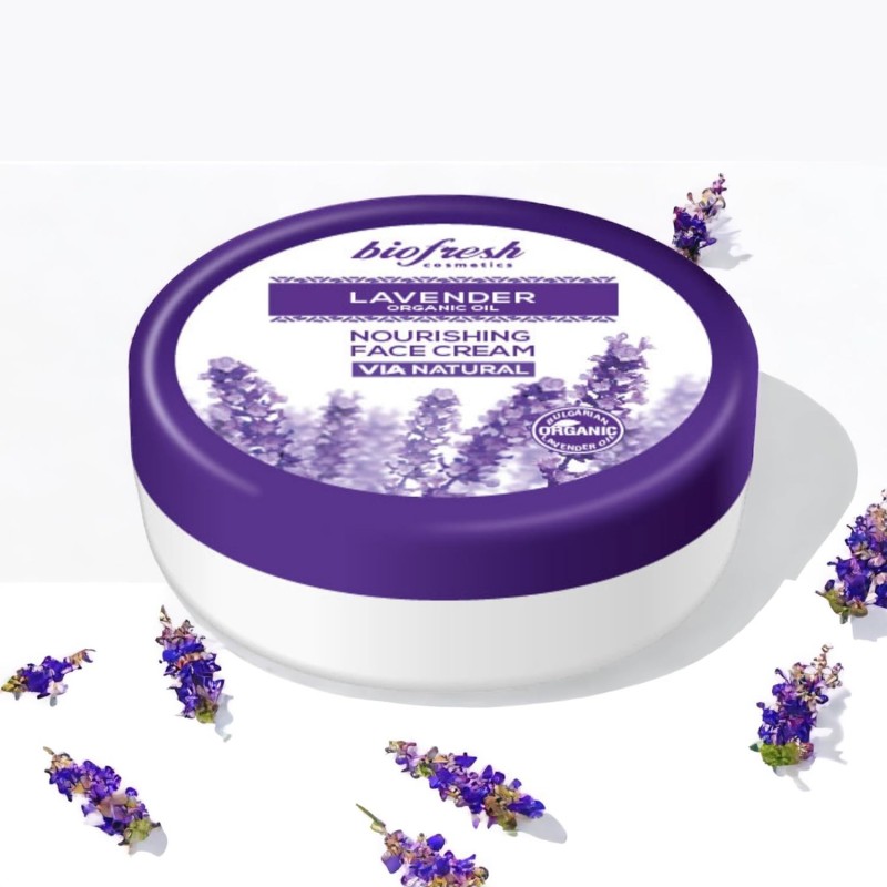Crema facial nutritiva ACEITE ORGÁNICO DE LAVANDA 100 ml-VÍA NATURAL LAVANDA