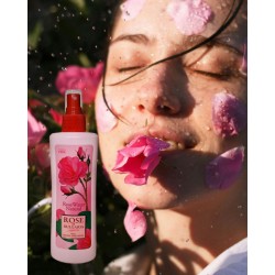 Agua de Rosas Natural Tónico Facial y Corporal Spray - Rosa de Bulgaria 330 ml