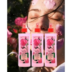 Agua de Rosas Natural Tónico Facial y Corporal Spray - Rosa de Bulgaria 3X230 ml OFERTA