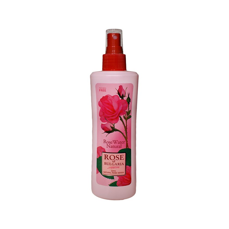 Agua de Rosas Natural Tónico Facial y Corporal Spray - Rosa de Bulgaria 330 ml