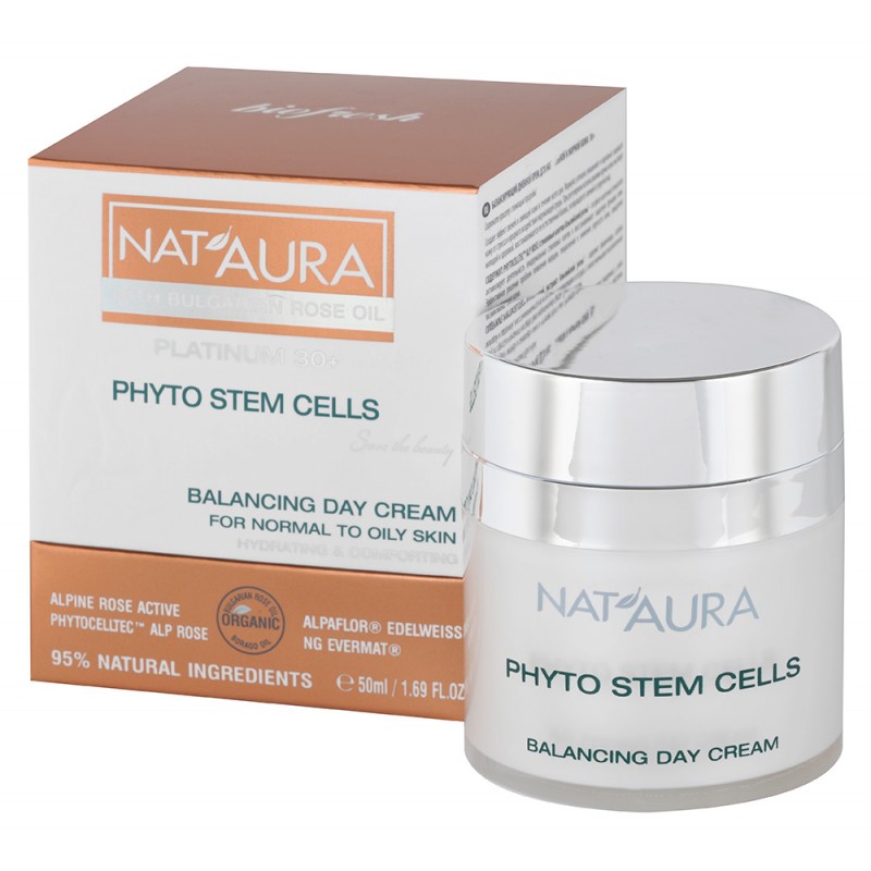 Crema Equilibrante de Día para Piel Normal a Grasa  Platinum 30 + Nataura 50 ml