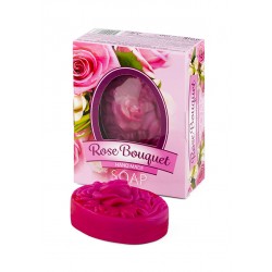 Jabón Glicerina en Forma de Ramo de Rosas - Rosa de Bulgaria 50 grs
