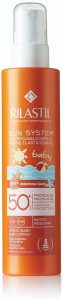 Rilastil Sun System - Spray Fotoprotector Wet-skin Baby Transparente, Con Spf 50+, Pulverización Continua Y Multi-posición 360, De 3 A 4 Años - 200ml