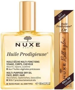 Nuxe - Aceite seco Prodigiuse + Rollo en Oro